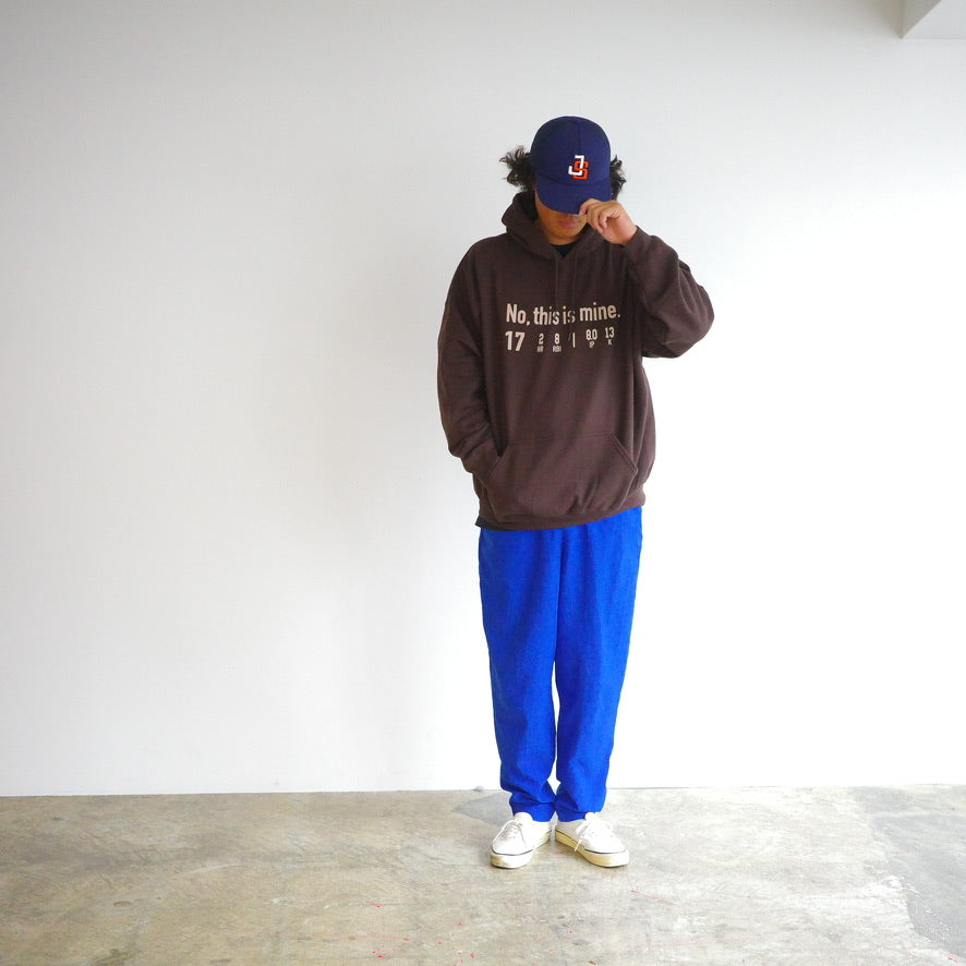 JHANKSON "No, this is mine." hoody sweatshirt with brushed lining