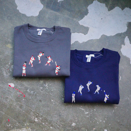 TAMANIWA "USA BASEBALL" sweatshirt with brushed lining