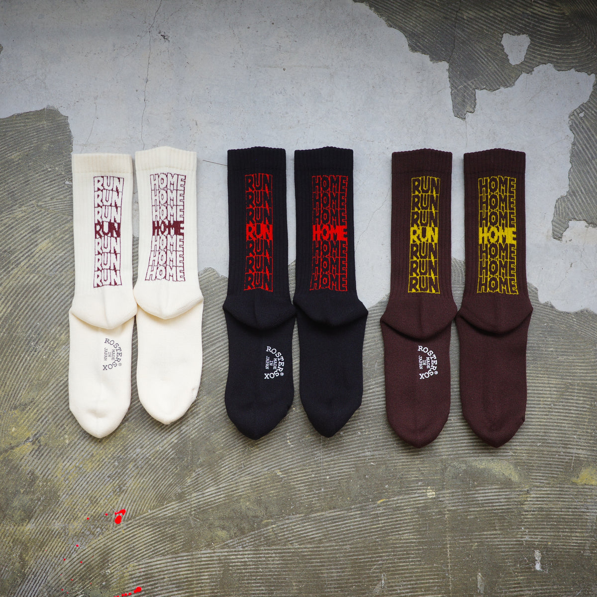 ROSTER SOX ロスターソックス "HOME RUN " SOCKS ソックス TAMANIWA