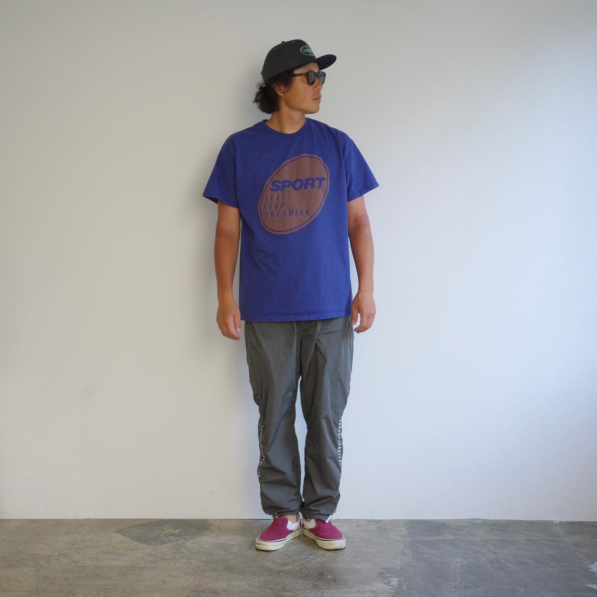 ANORAKCLUB SPORT "LET'S STOP DREAMING" tee アノラッククラブ