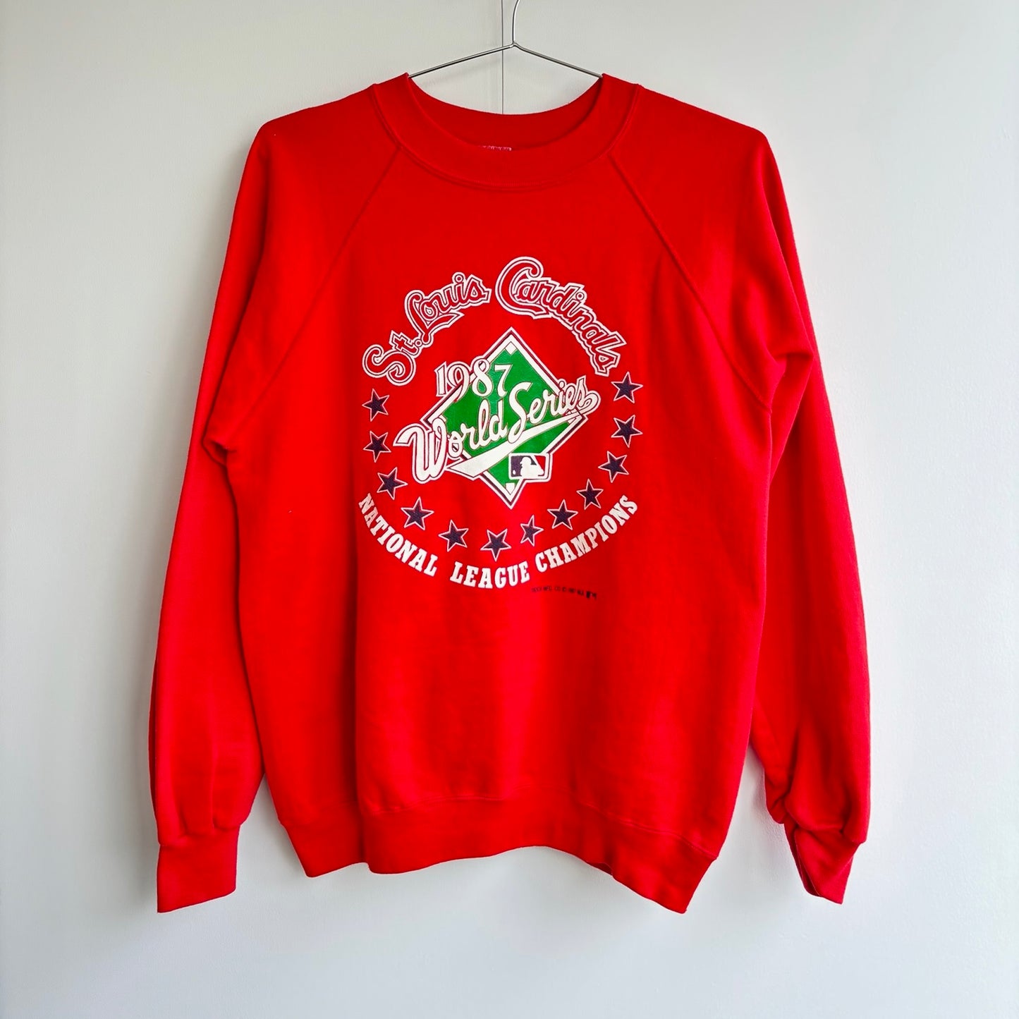【used】 1987 world series St. Louis Cardinals national champion sweat 0220-1 JS
