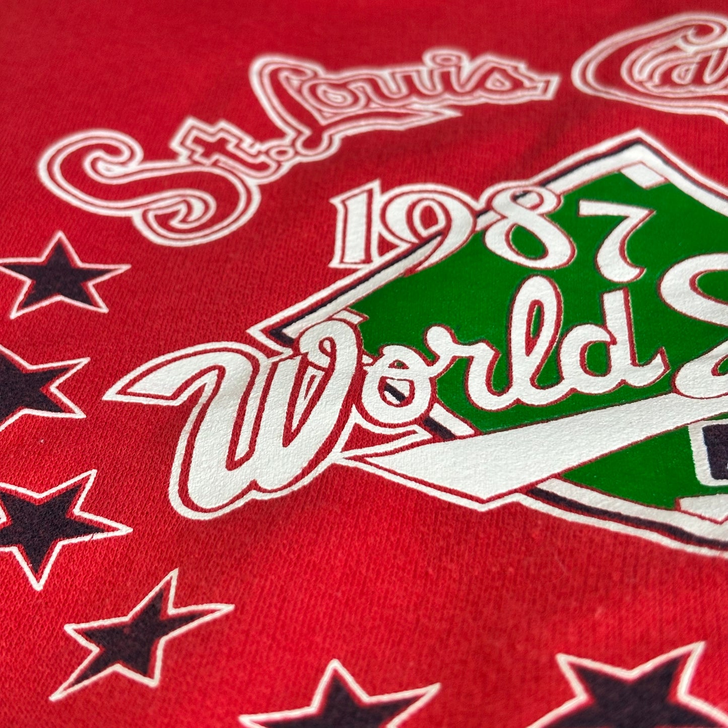 【used】 1987 world series St. Louis Cardinals national champion sweat 0220-1 JS