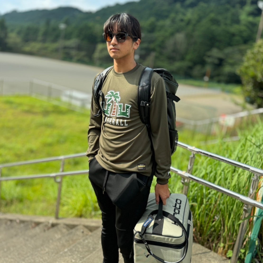 ULUNOA ウルノア 長袖 ドライ Tee "ulu baseball" × JHANKSON ジャンクソン Tシャツ long sleeve dry tee 【FLiP別注】