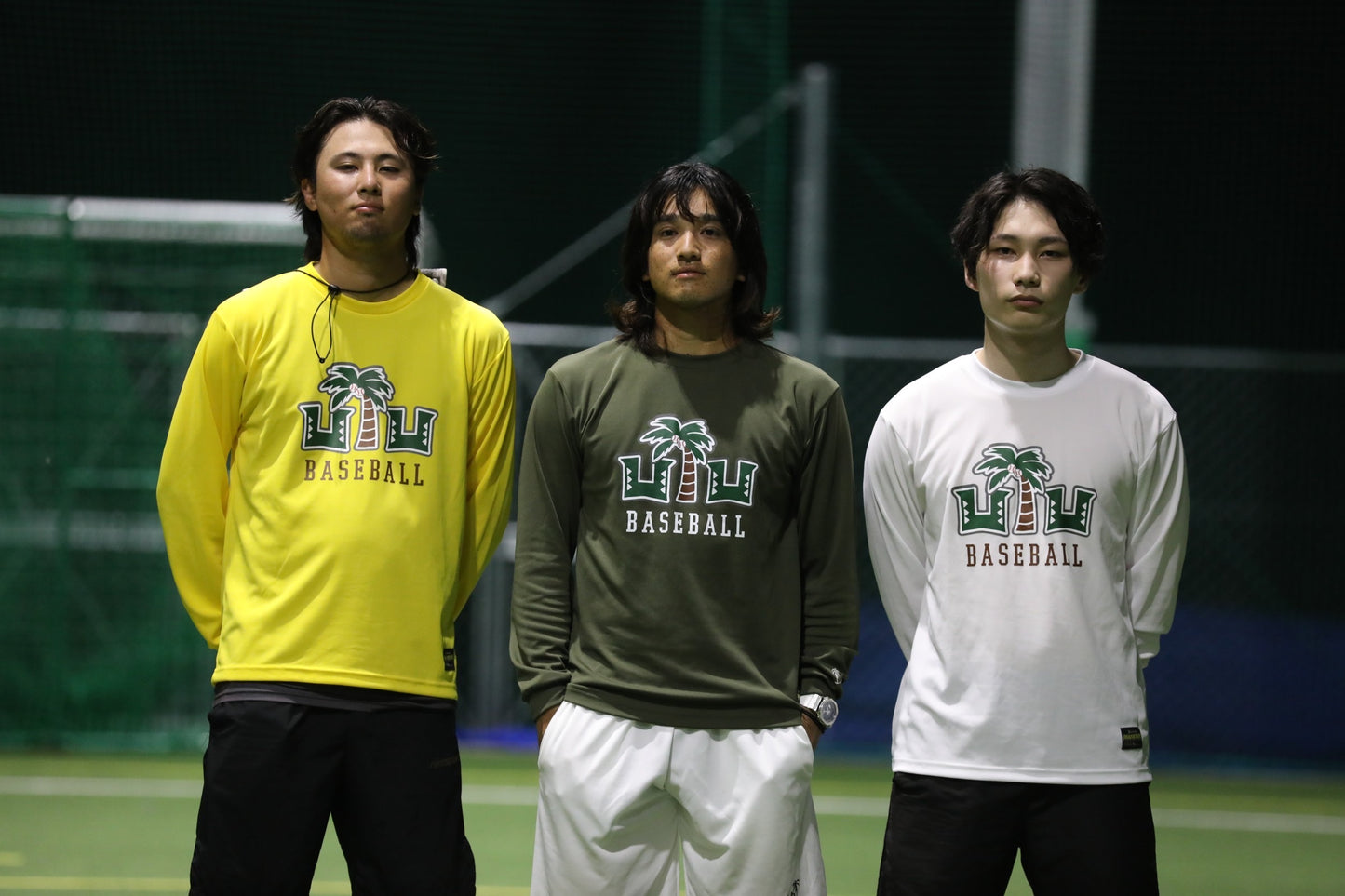 ULUNOA ウルノア 長袖 ドライ Tee "ulu baseball" × JHANKSON ジャンクソン Tシャツ long sleeve dry tee 【FLiP別注】