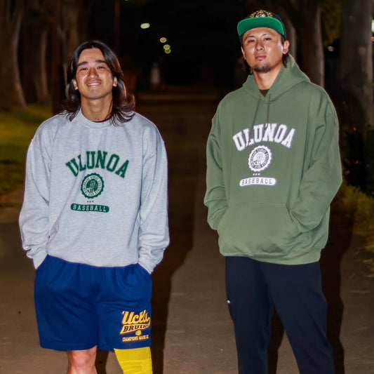 "ULUNOA" college crewneck & hoodie, fleece sweat, college sweatshirt, JHANKSON, JACKSON