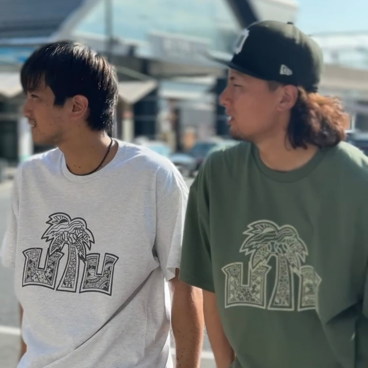 ULUNOA ウルノア " ulu baseball " × ANORAKCLUB cotton tee ulubaseball アノラッククラブ