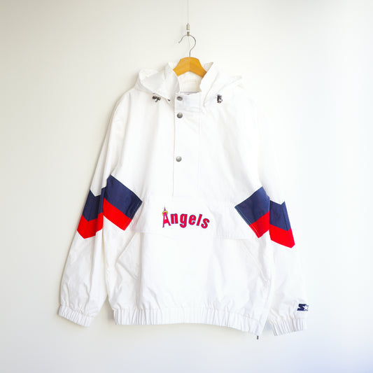 【used】  STARTER スターター ANAHEIM ANGELS Anorak P/O Jacket アナハイム エンジェルス
