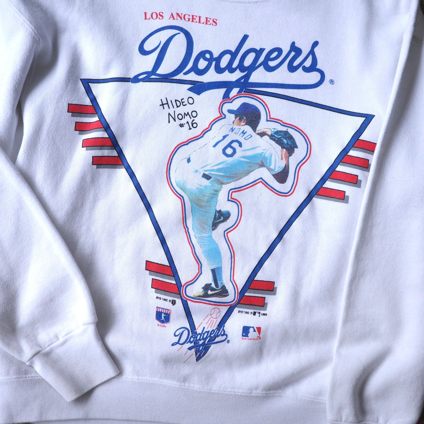 【used】 Dodgers NOMO 野茂英雄 裏起毛 sweat DELTA社 アメリカ製 0226-02