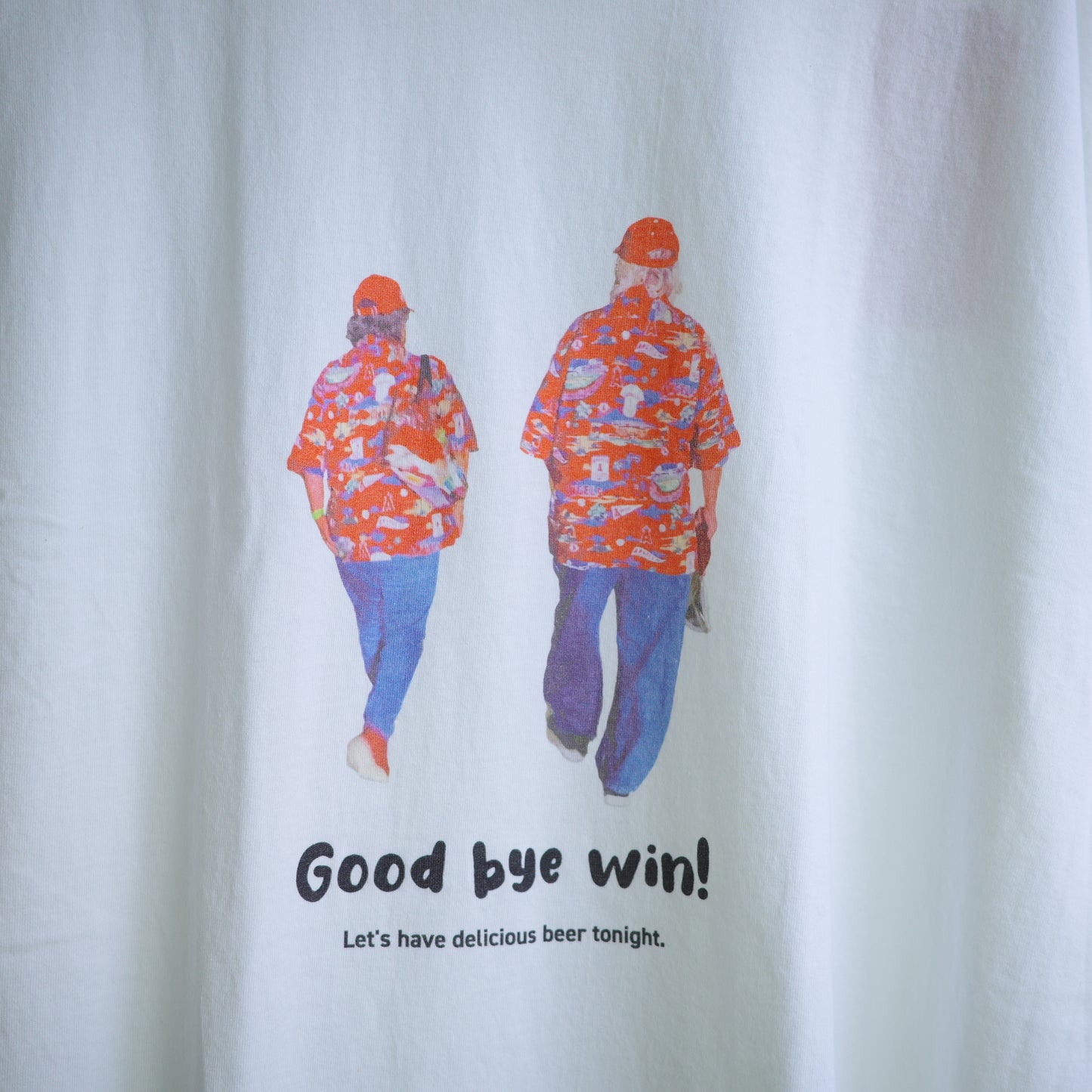 JHANKSON "GOOD BYE WIN! " photo short sleeve tee T-shirts T-shirts