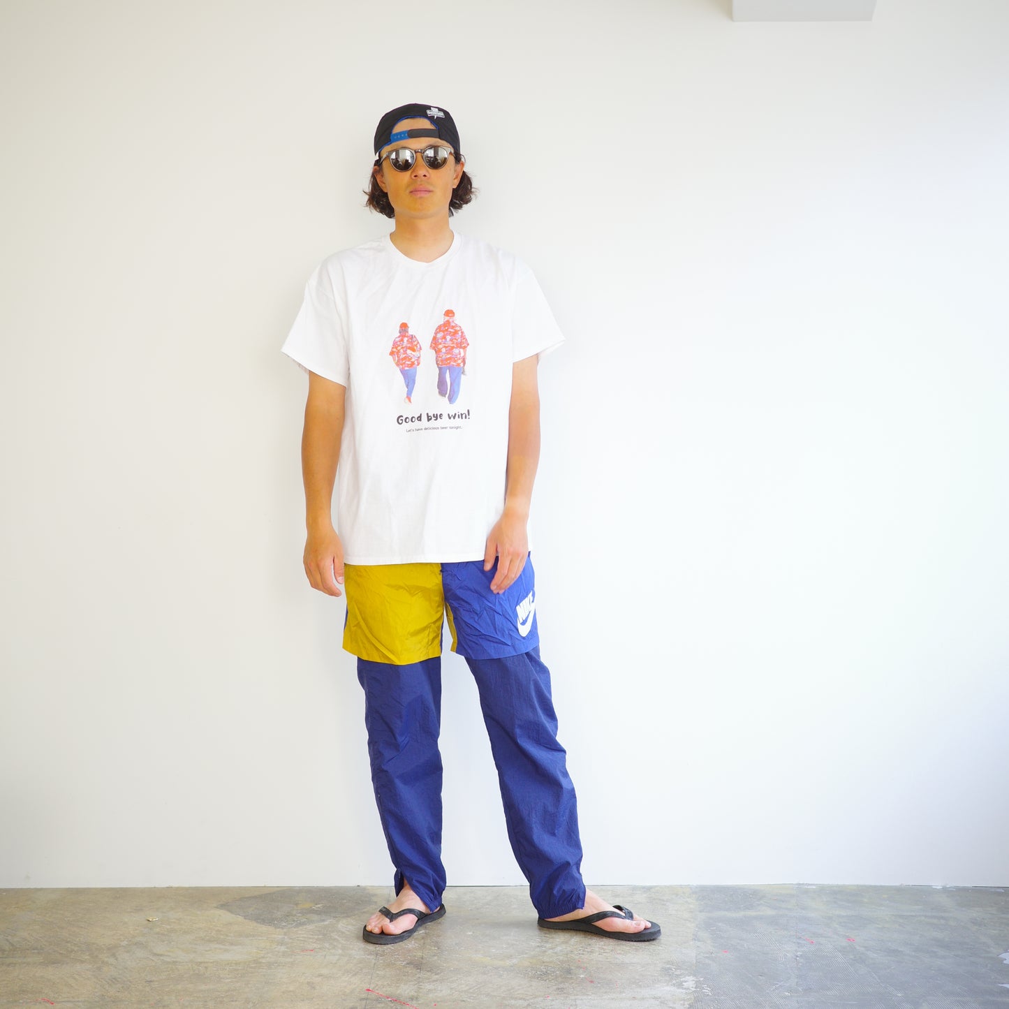 JHANKSON "GOOD BYE WIN! " photo short sleeve tee T-shirts T-shirts