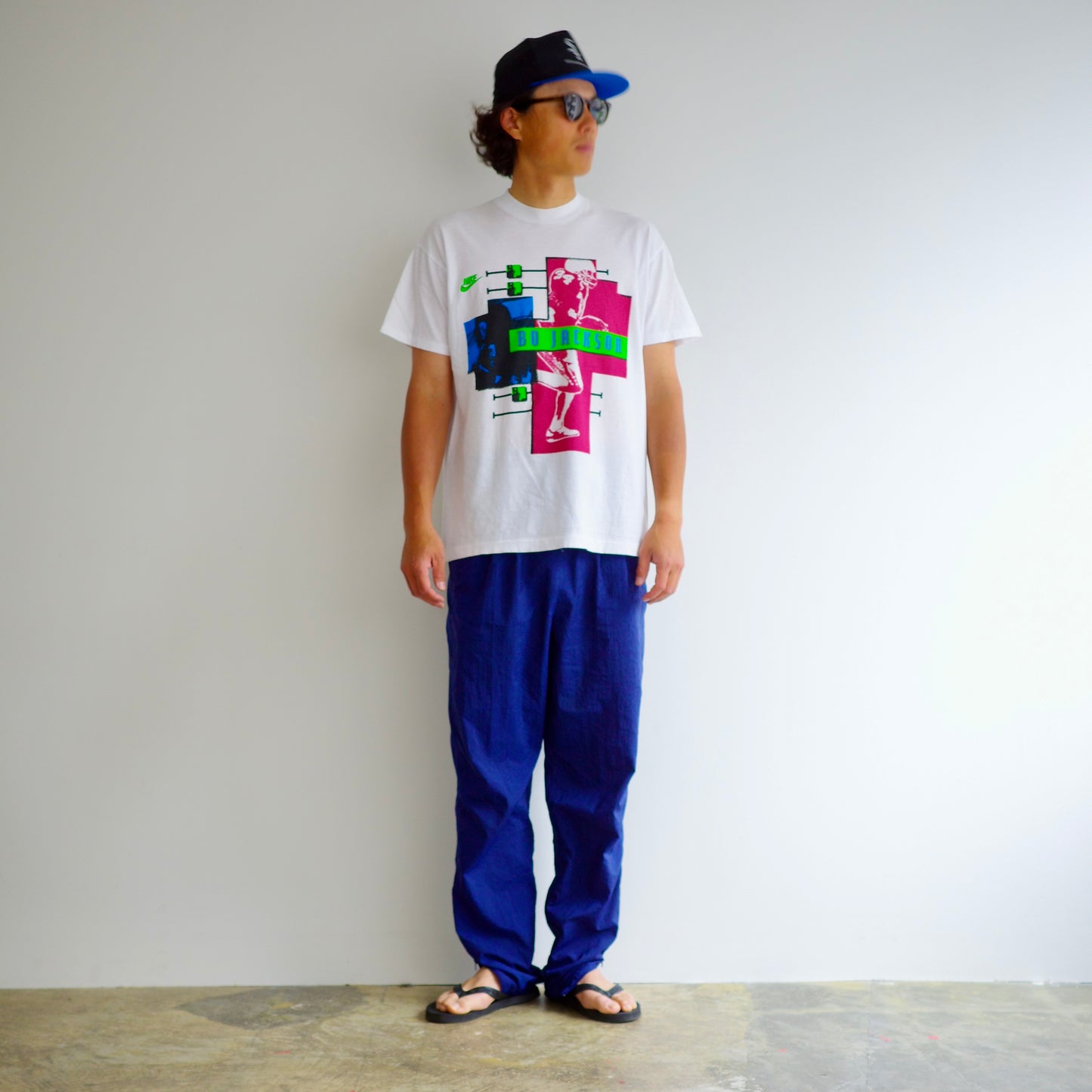 【used】 NIKE ナイキ " BO JACKSON " tee
