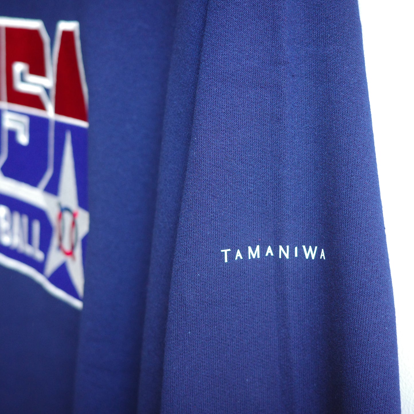 TAMANIWA "USA BASEBALL" sweatshirt with brushed lining