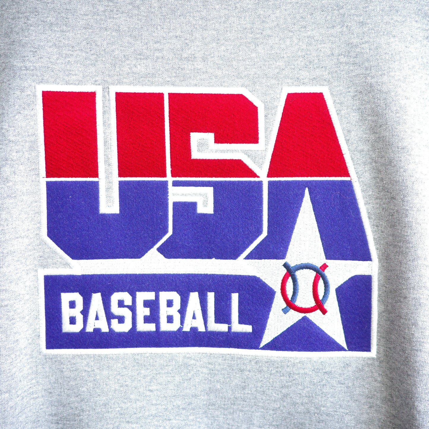 TAMANIWA "USA BASEBALL" sweatshirt with brushed lining