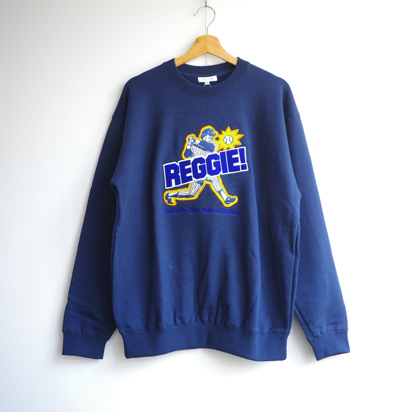 TAMANIWA "REGGIE!" sweatshirt with fleece lining TAMANIWA