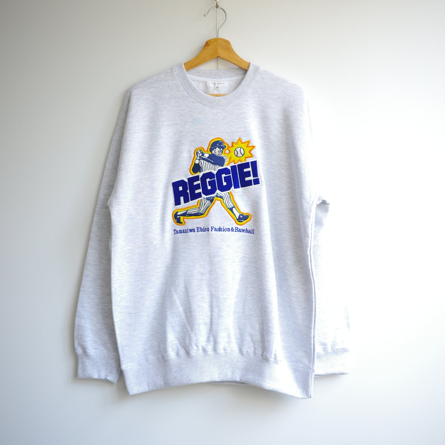 TAMANIWA "REGGIE!" sweatshirt with fleece lining TAMANIWA