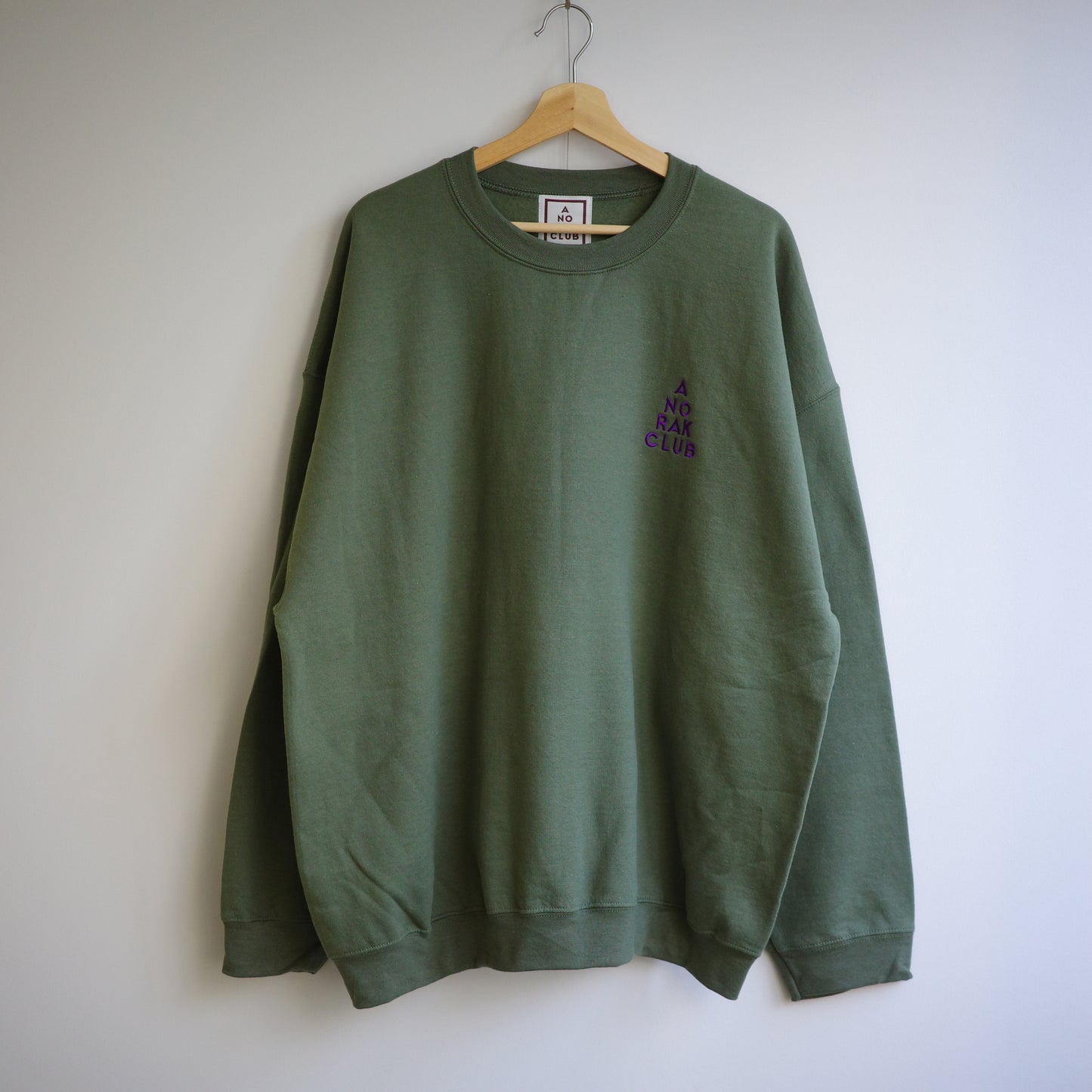 ANORAKCLUB アノラッククラブ 裏起毛 sweat クルーネック スウェット
