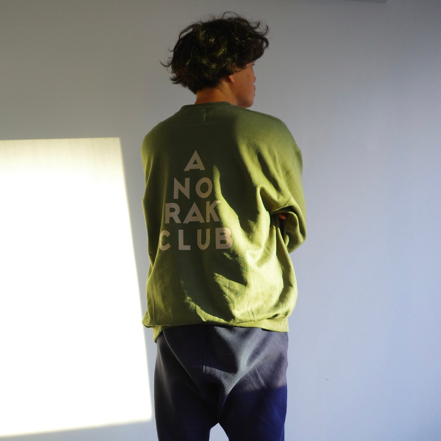ANORAKCLUB アノラッククラブ 裏起毛 sweat クルーネック スウェット