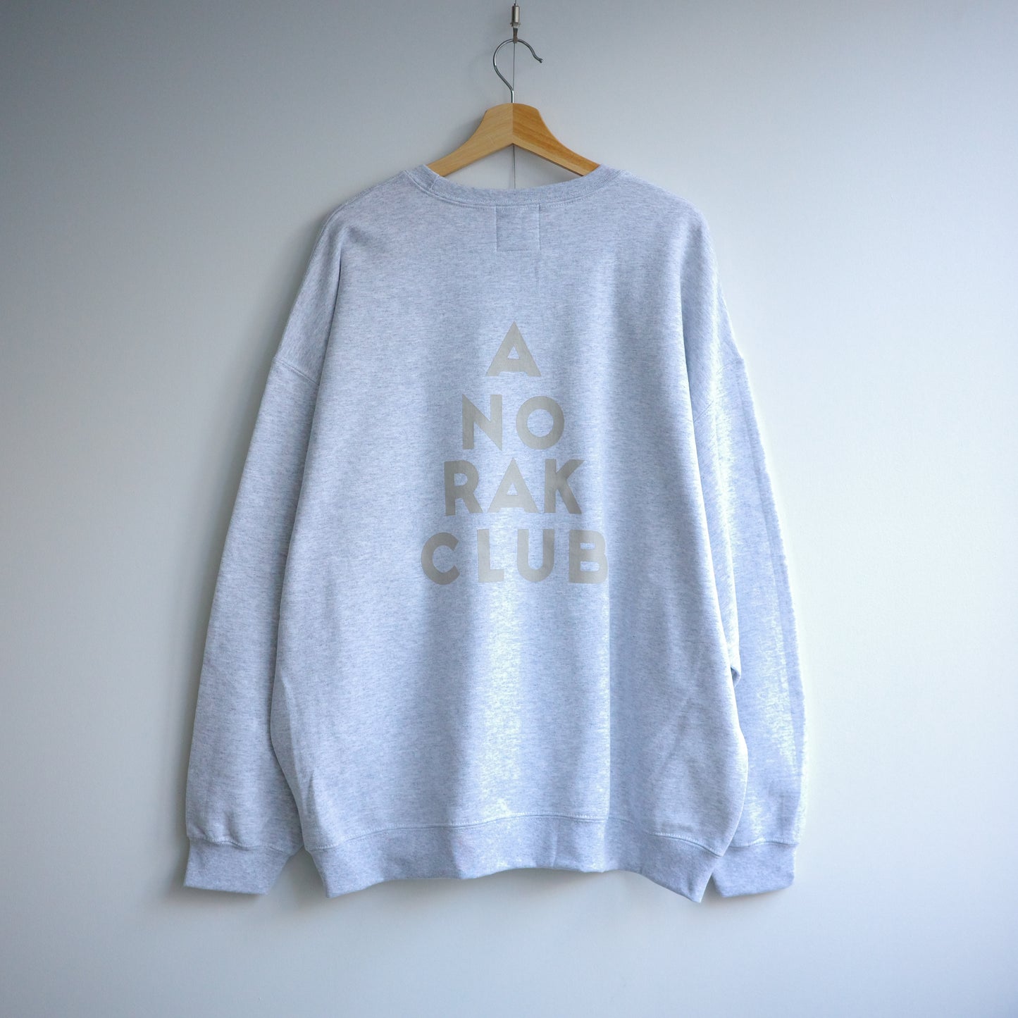 ANORAKCLUB アノラッククラブ 裏起毛 sweat クルーネック スウェット