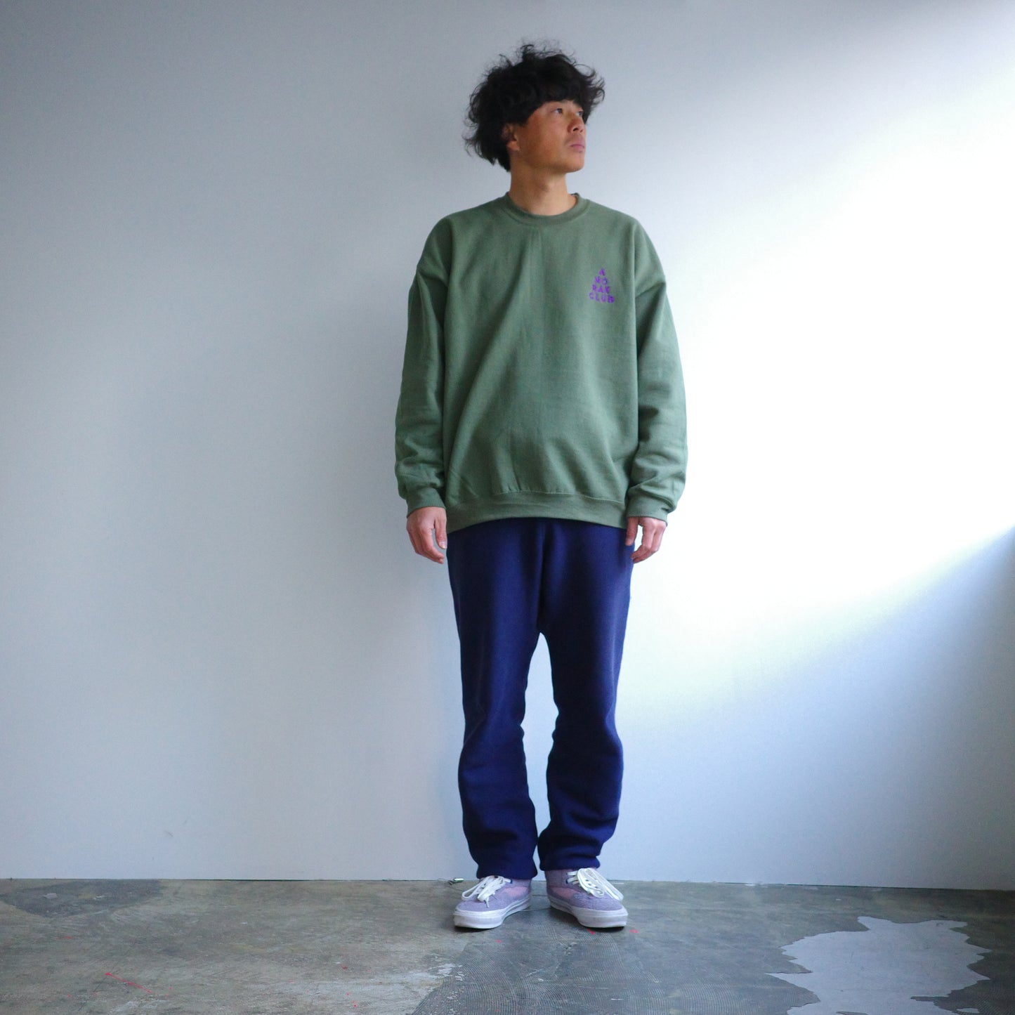 ANORAKCLUB アノラッククラブ 裏起毛 sweat クルーネック スウェット
