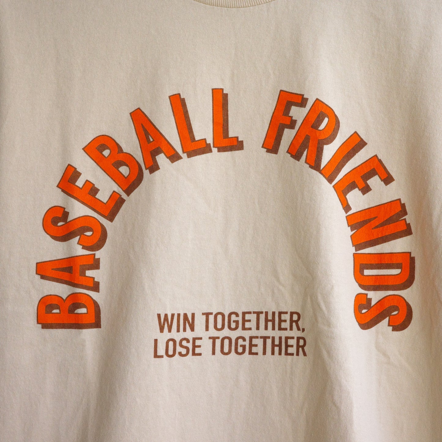 Le melange × JHANKSON "BASEBALL FRIENDS" L/S tee Le melange JHANKSON long T-shirt