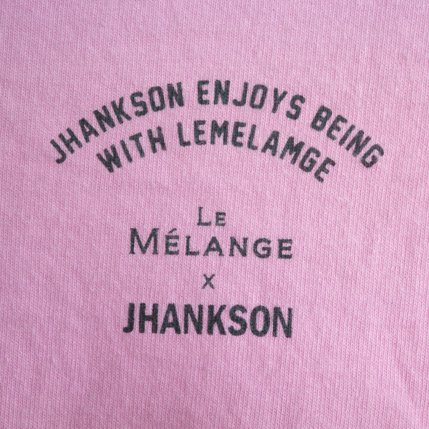 Le melange × JHANKSON "BASEBALL FRIENDS" L/S tee Le melange JHANKSON long T-shirt