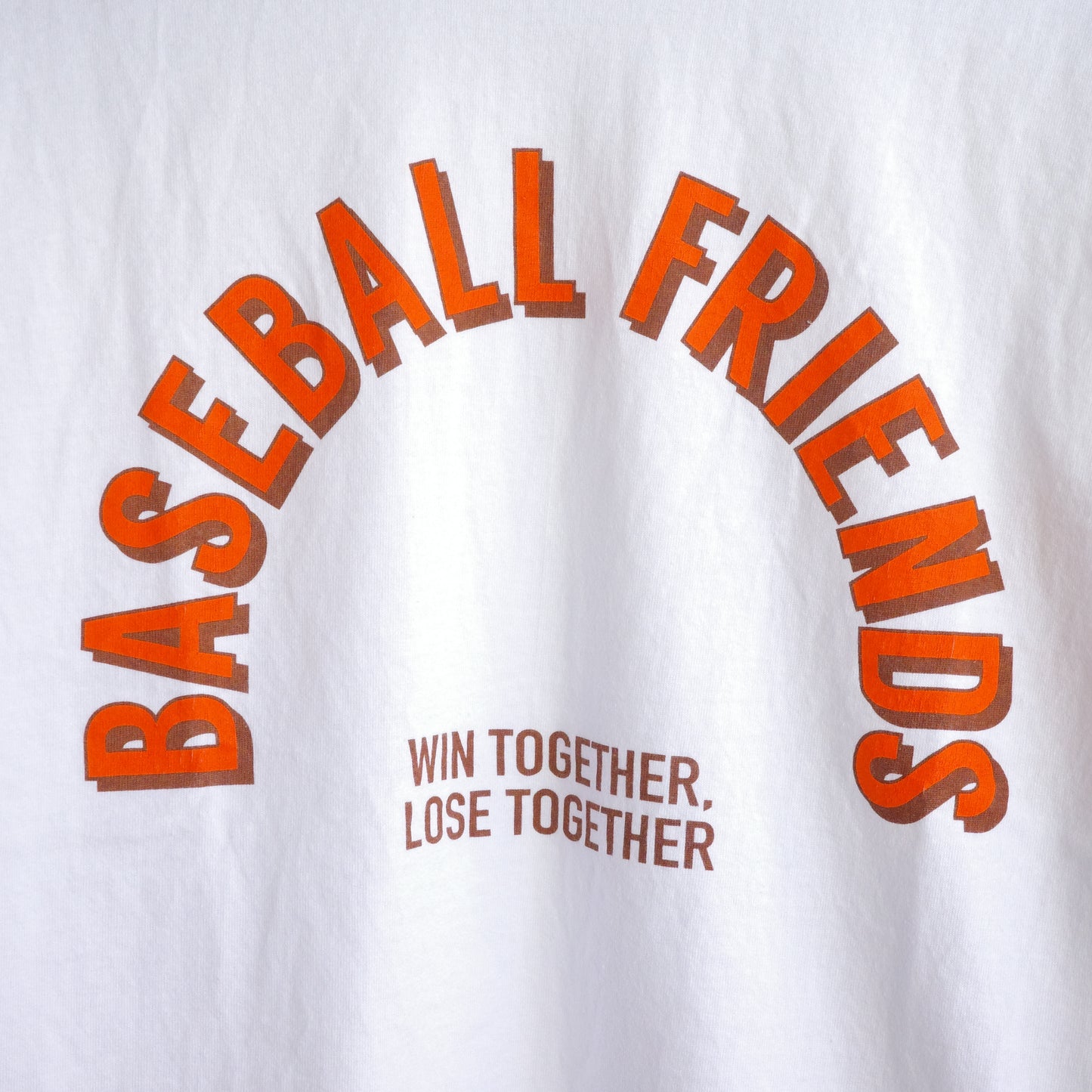 Le melange × JHANKSON "BASEBALL FRIENDS" L/S tee Le melange JHANKSON long T-shirt