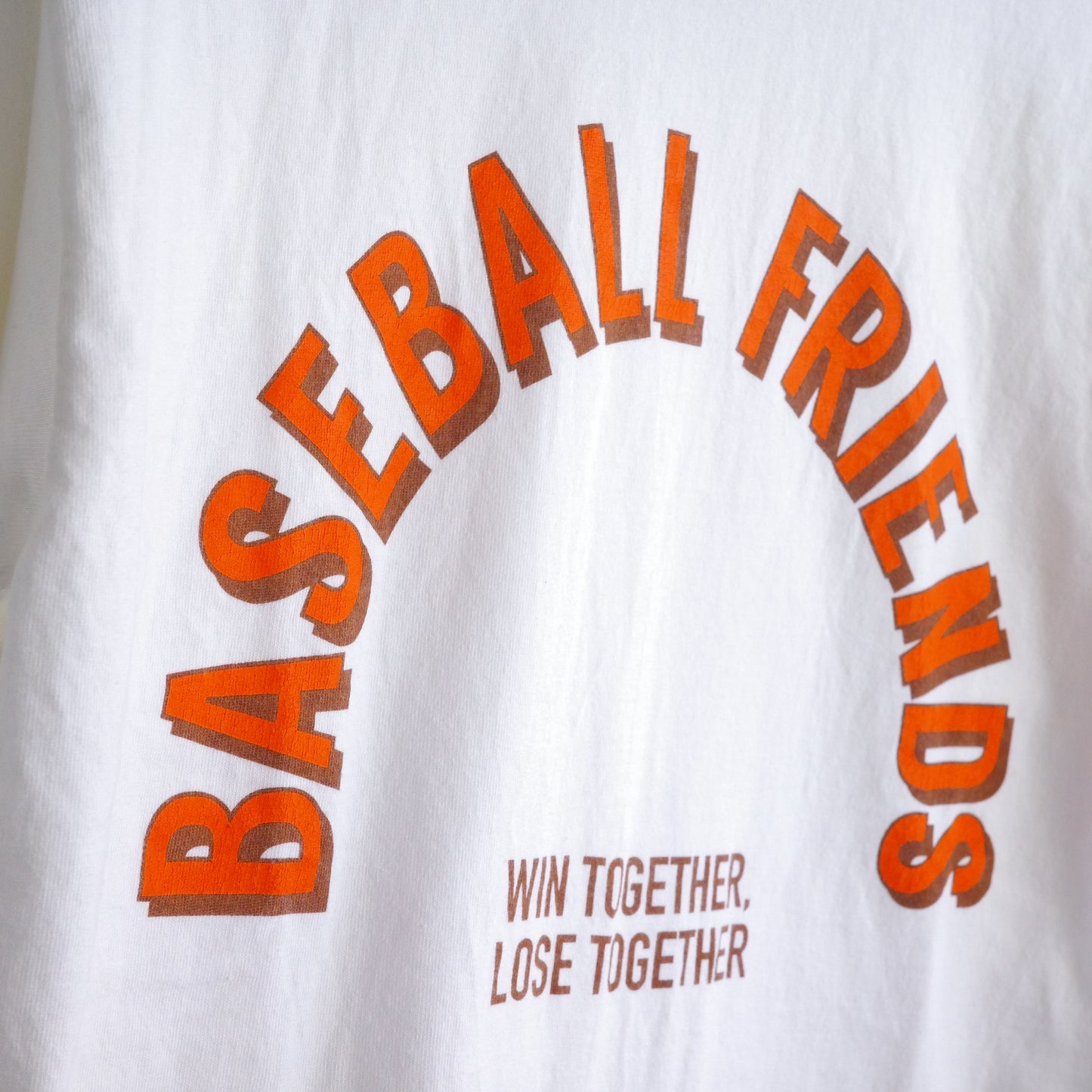 Le melange × JHANKSON "BASEBALL FRIENDS" L/S tee Le melange JHANKSON long T-shirt