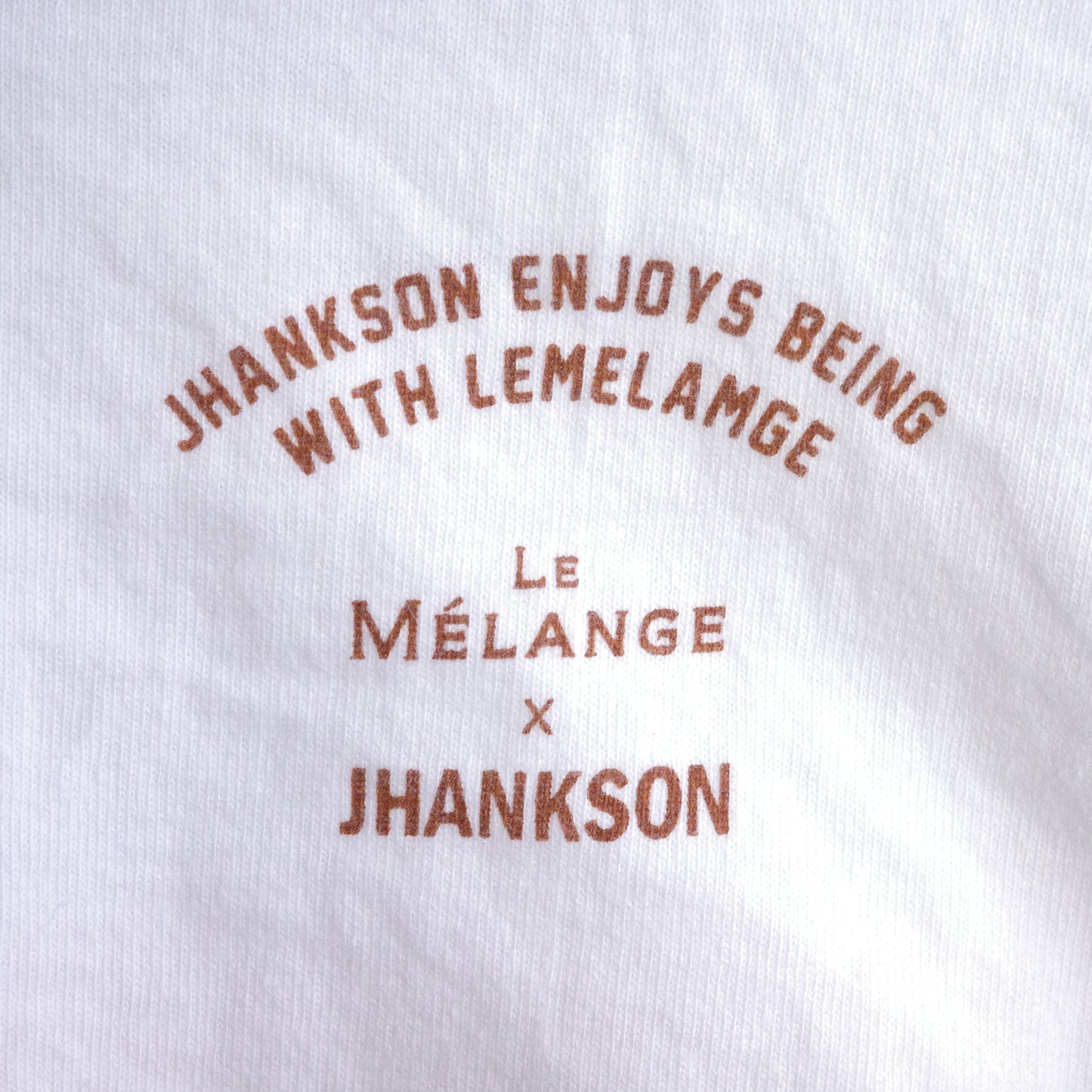 Le melange × JHANKSON "BASEBALL FRIENDS" L/S tee Le melange JHANKSON long T-shirt