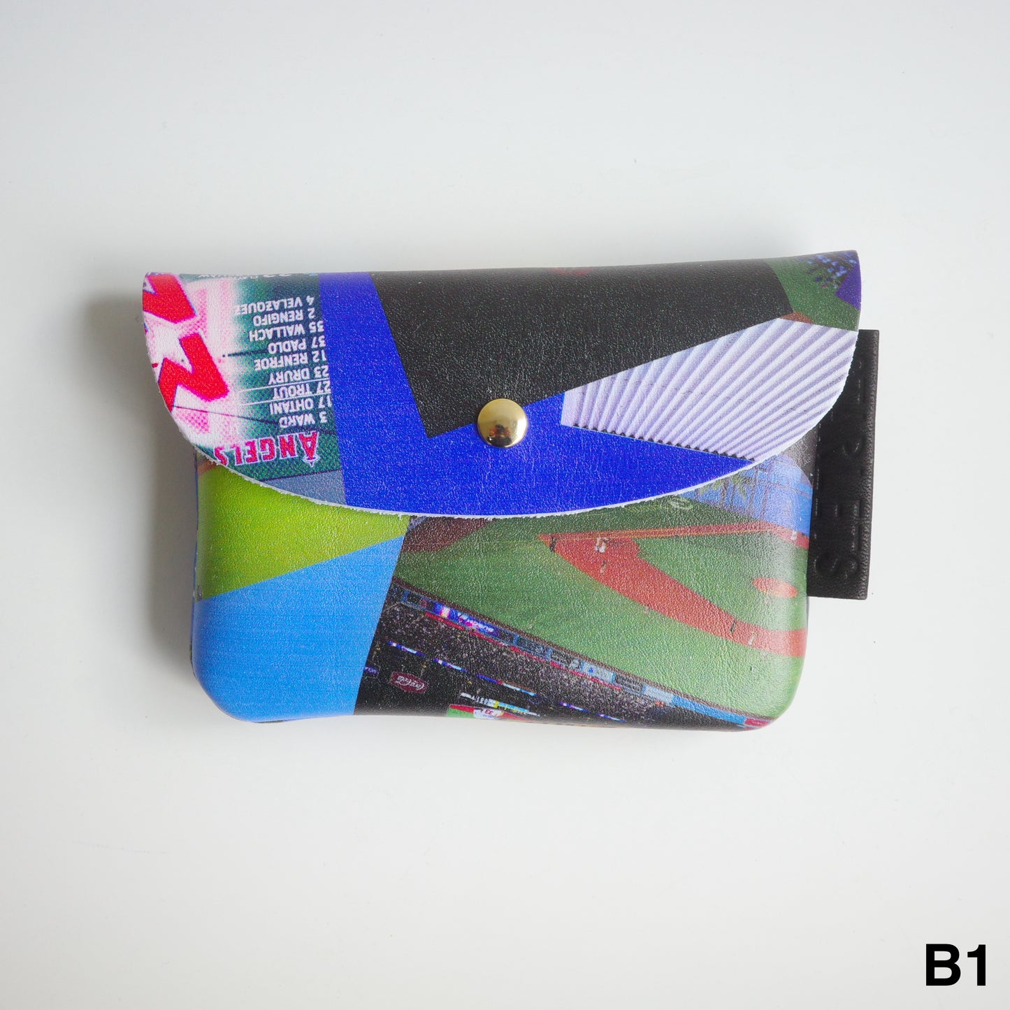 本革 / レザーコインケース "California baseball" プリントレザーマルチケース  本革 日本製 STARLETS スターレッツ