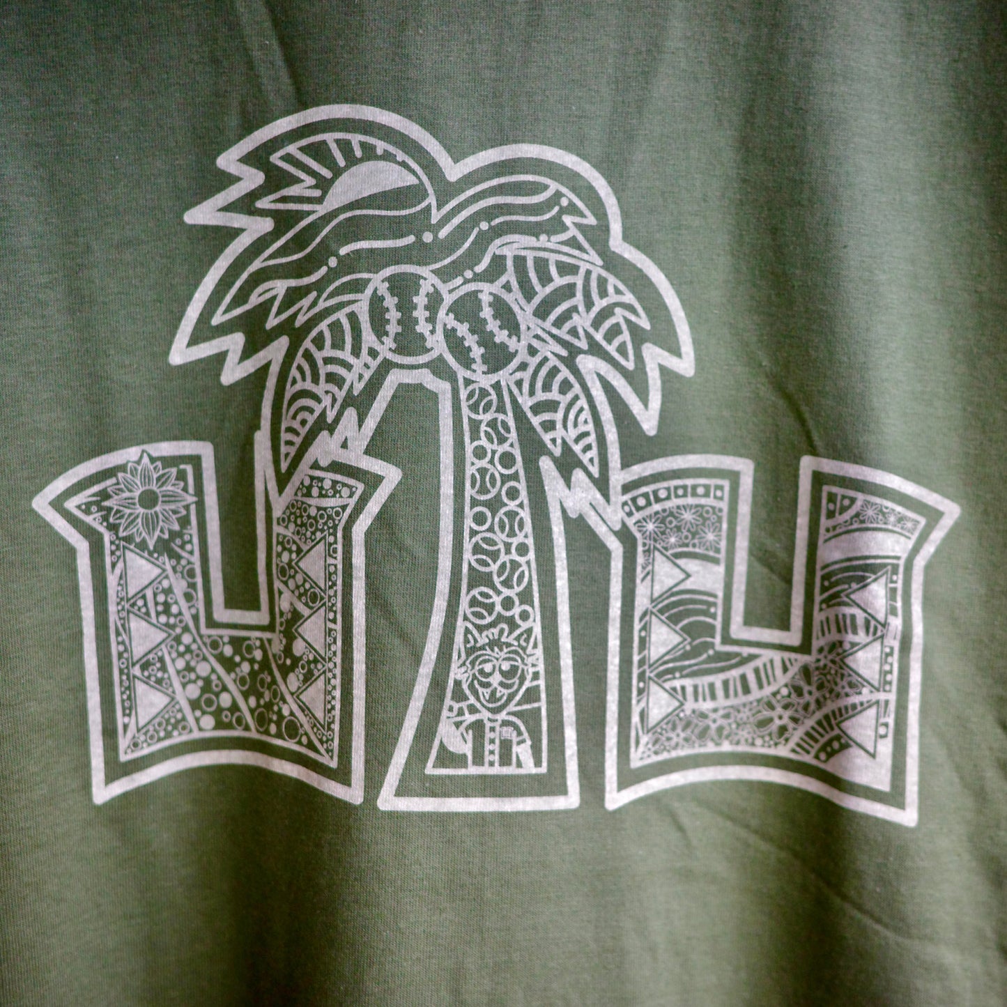 ULUNOA ウルノア " ulu baseball " × ANORAKCLUB cotton tee ulubaseball アノラッククラブ
