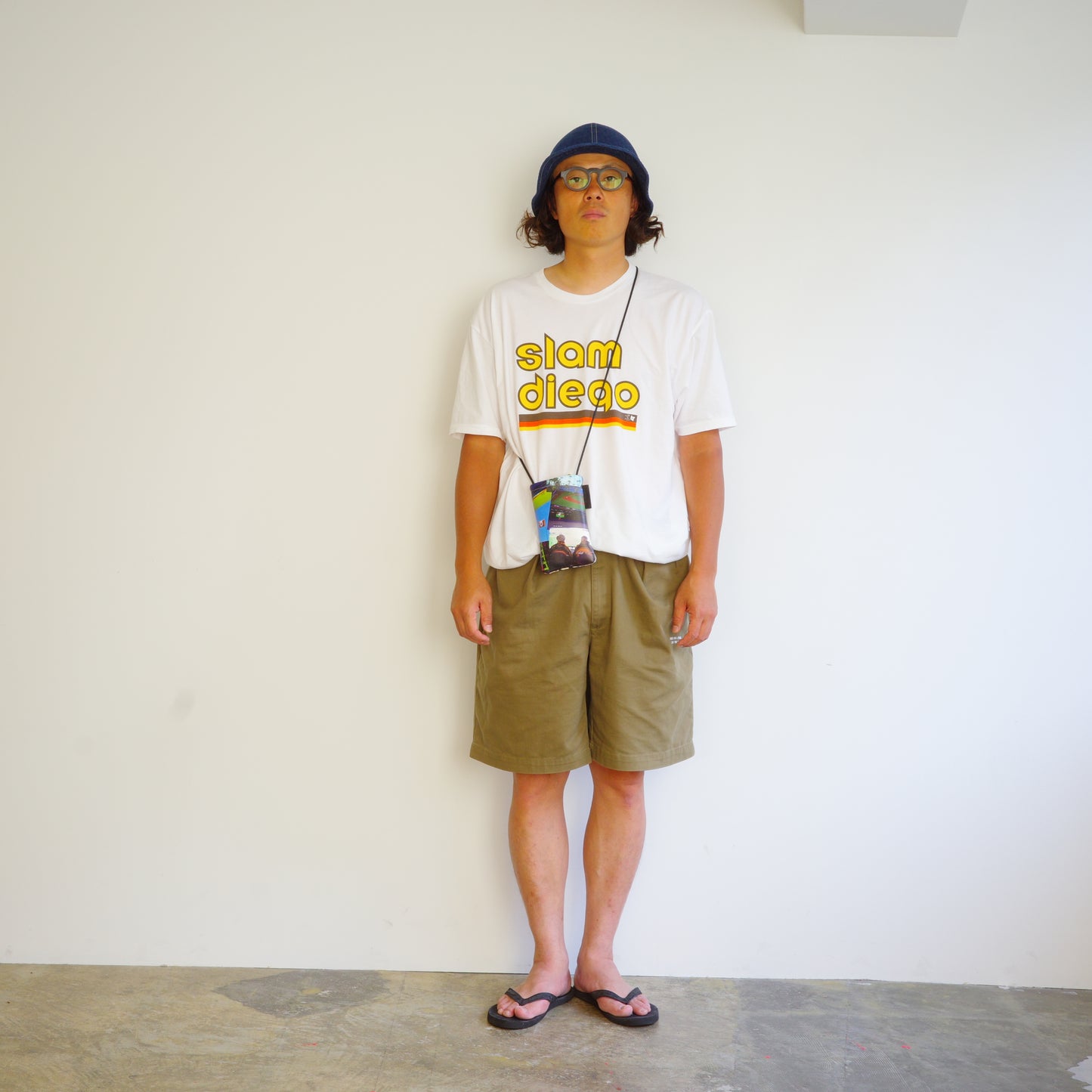 【FLiP限定別注】STARLETS / スターレッツ "California baseball" レザー スマホショルダー サコッシュ 本革 日本製