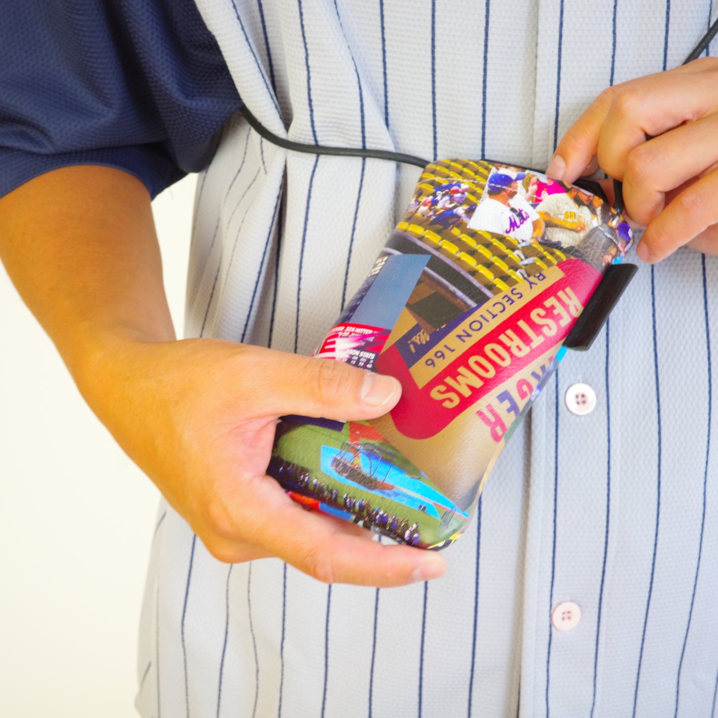 【FLiP限定別注】STARLETS / スターレッツ "California baseball" レザー スマホショルダー サコッシュ 本革 日本製