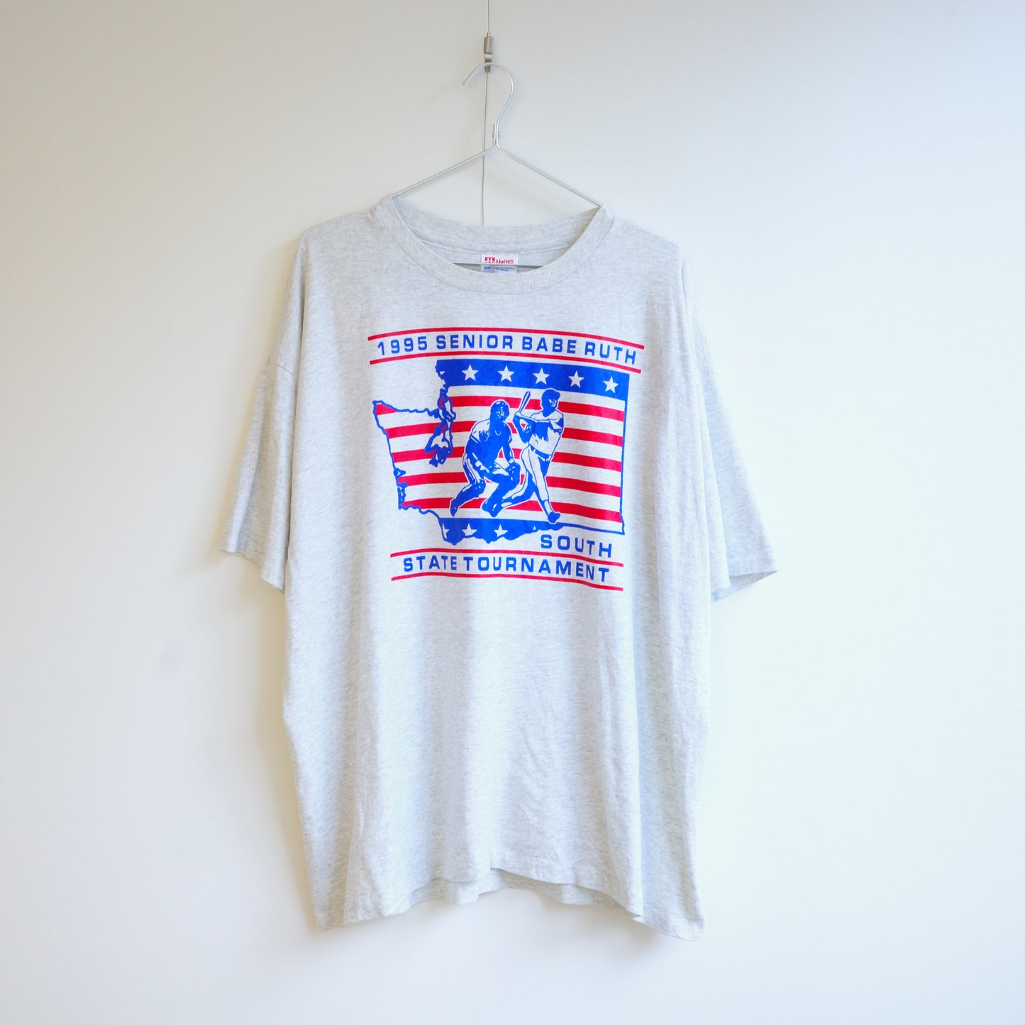 【used】1995 SENIOR BABE RUTH SOUTH STATE TOURNAMENT tee 野球 baseball