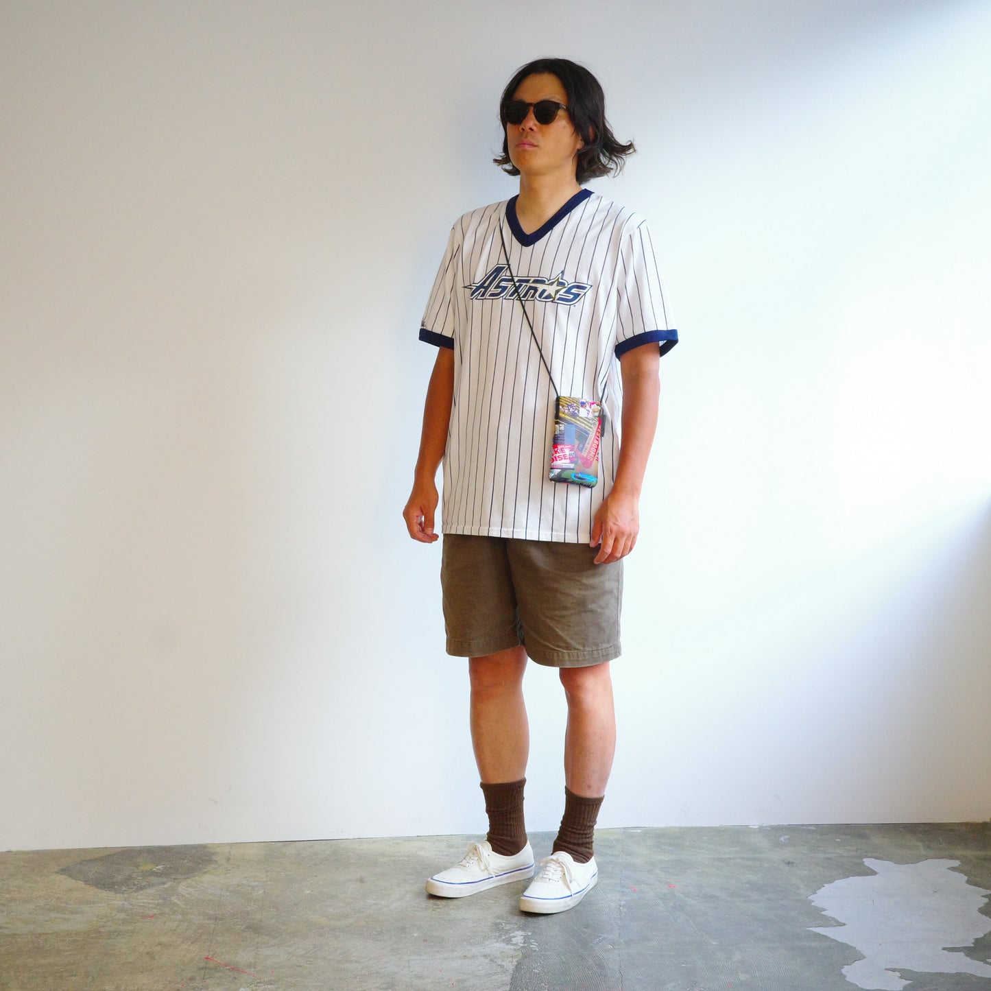 【FLiP限定別注】STARLETS / スターレッツ "California baseball" レザー スマホショルダー サコッシュ 本革 日本製