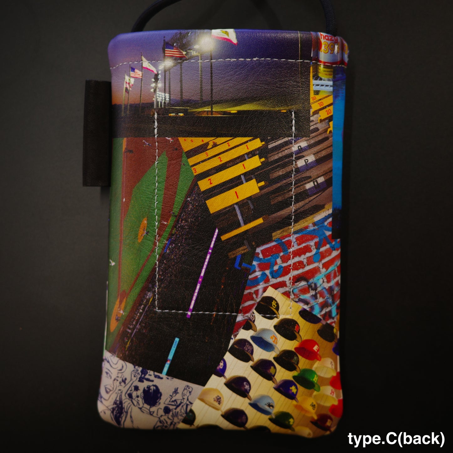【FLiP限定別注】STARLETS / スターレッツ "California baseball" レザー スマホショルダー サコッシュ 本革 日本製