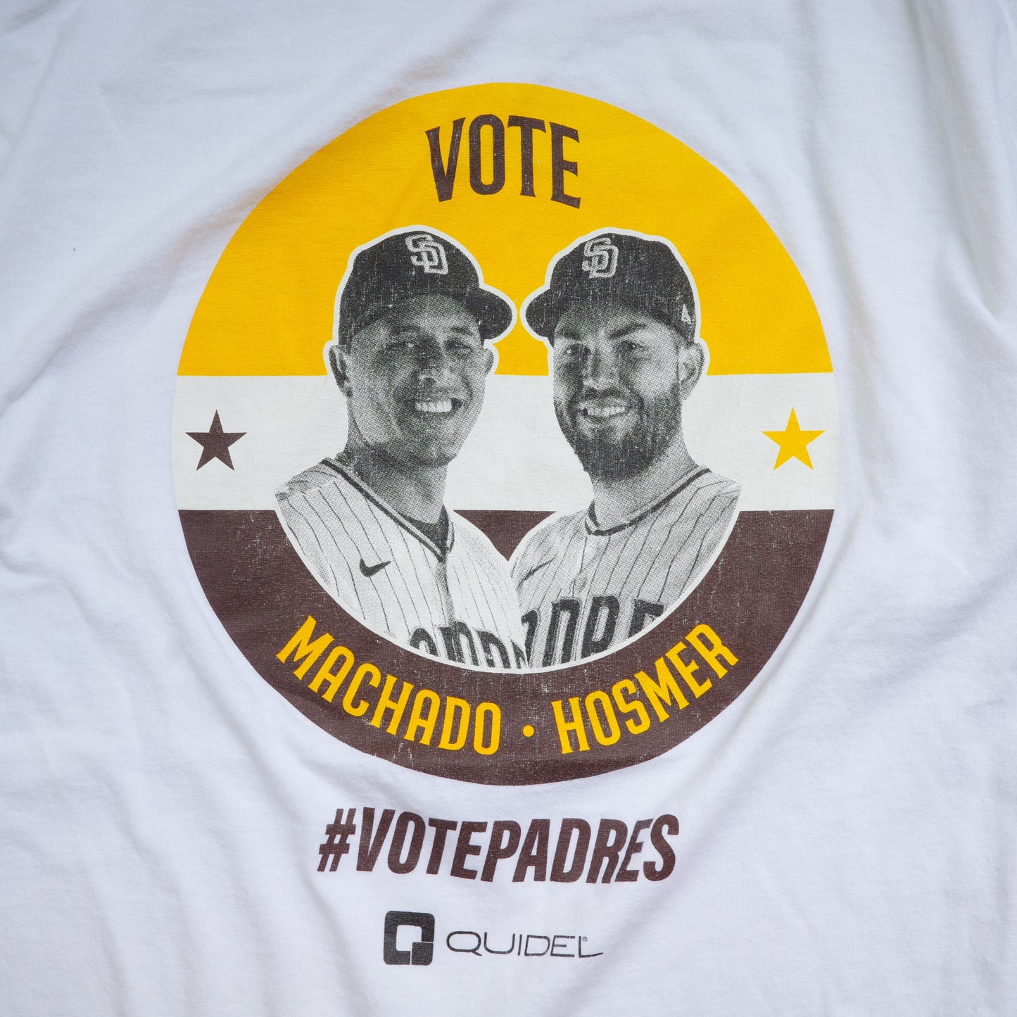 【used】VOTE PADRES tee 野球 baseball パドレス MACHADO HOSMER SANDIEGOPADRES