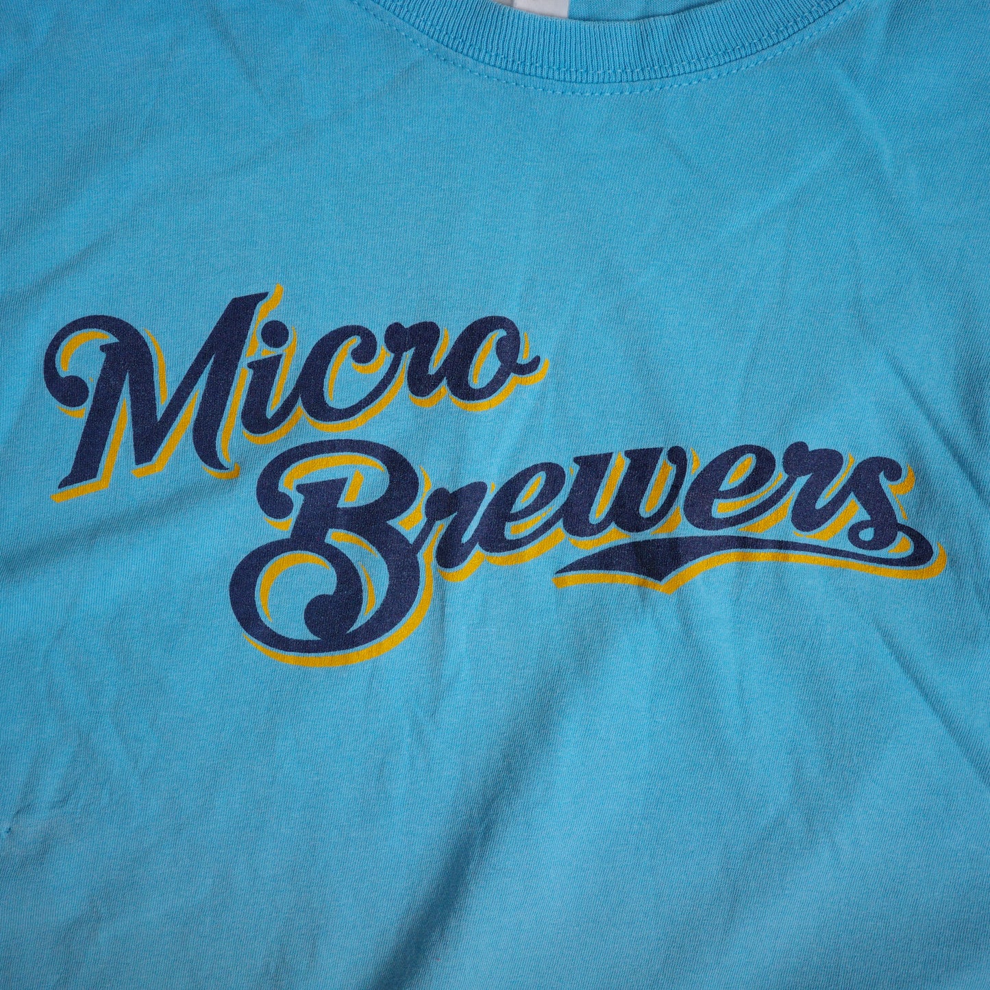 【used】Micro Brewers "17" tee 野球 baseball ブリューワーズ FRUITS OF THE ROOM