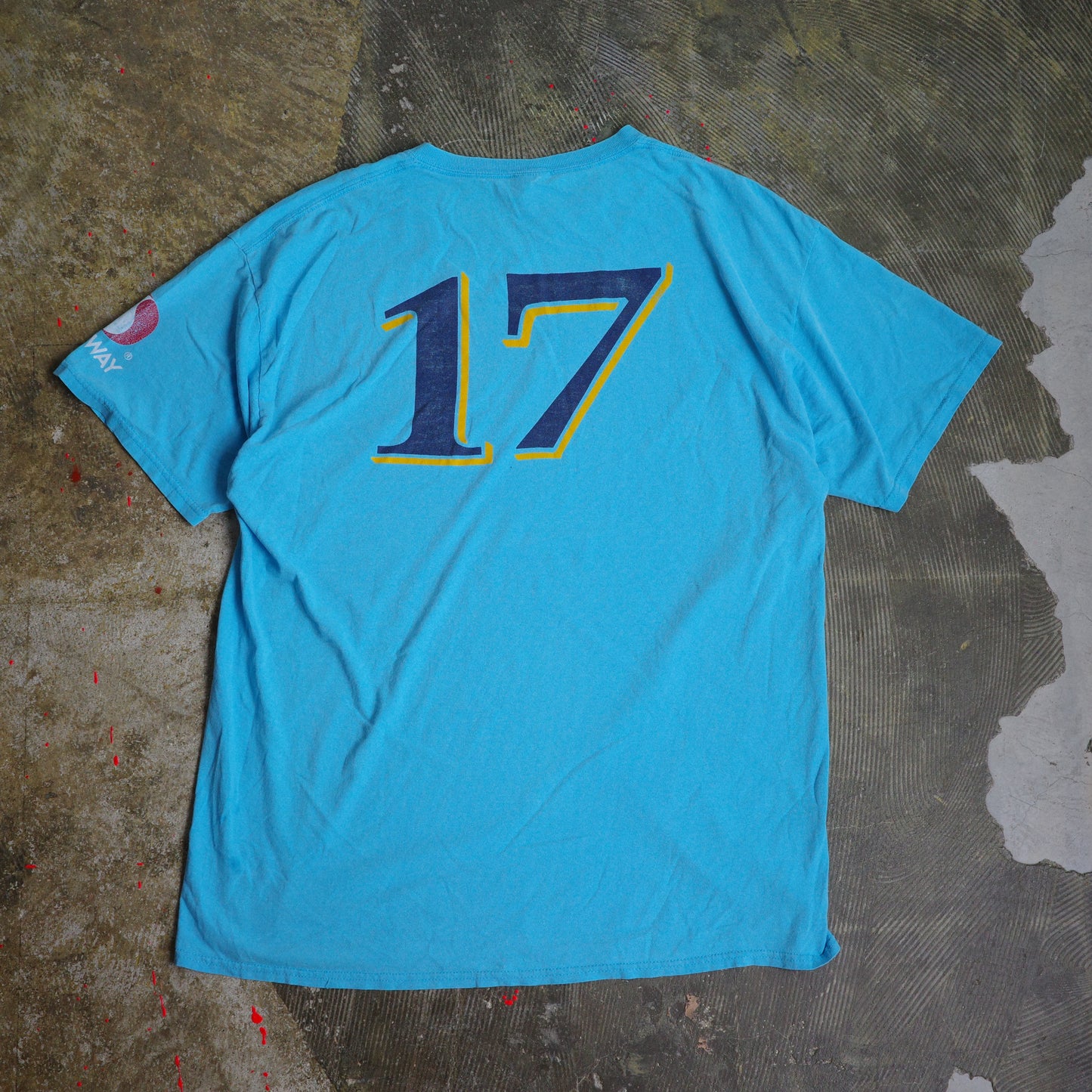【used】Micro Brewers "17" tee 野球 baseball ブリューワーズ FRUITS OF THE ROOM