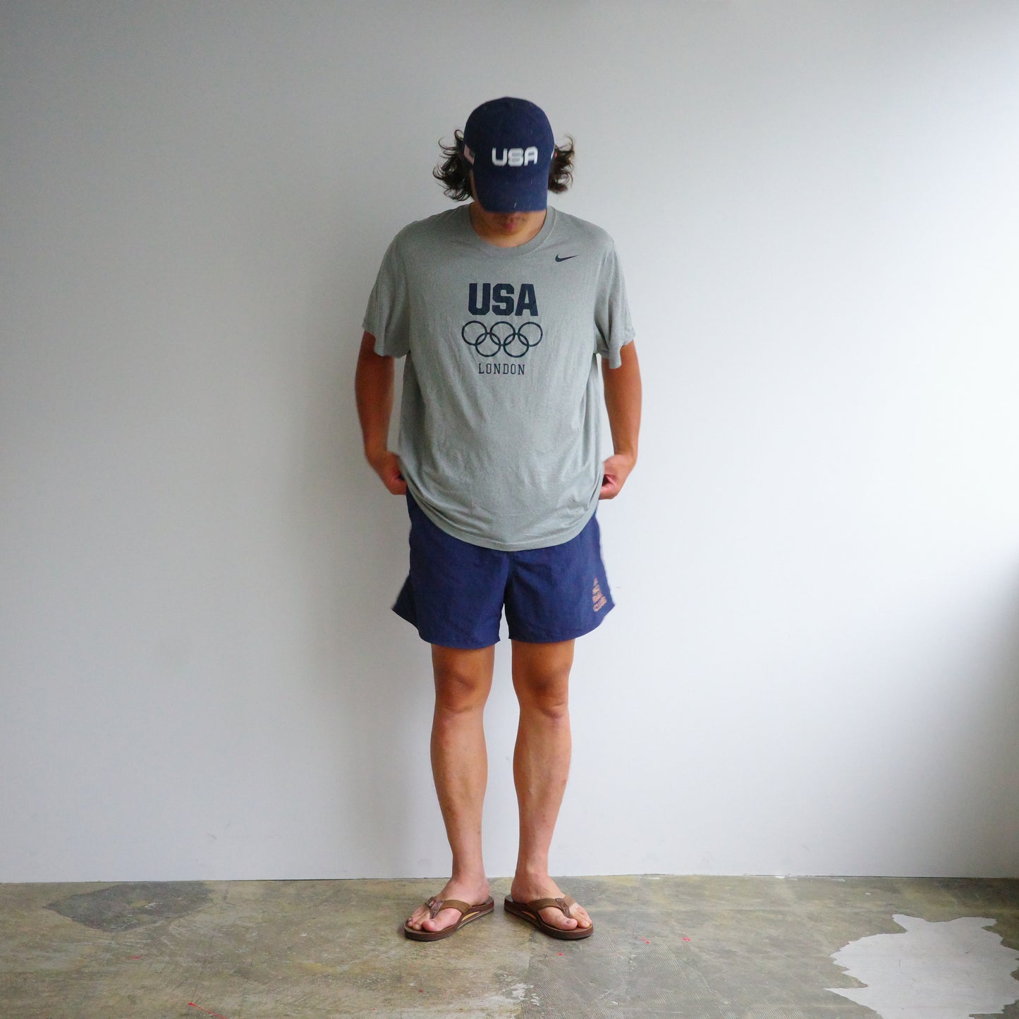 【used】USA LONDON olympic DRY tee 野球 baseball NIKE ナイキ DRY-FIT
