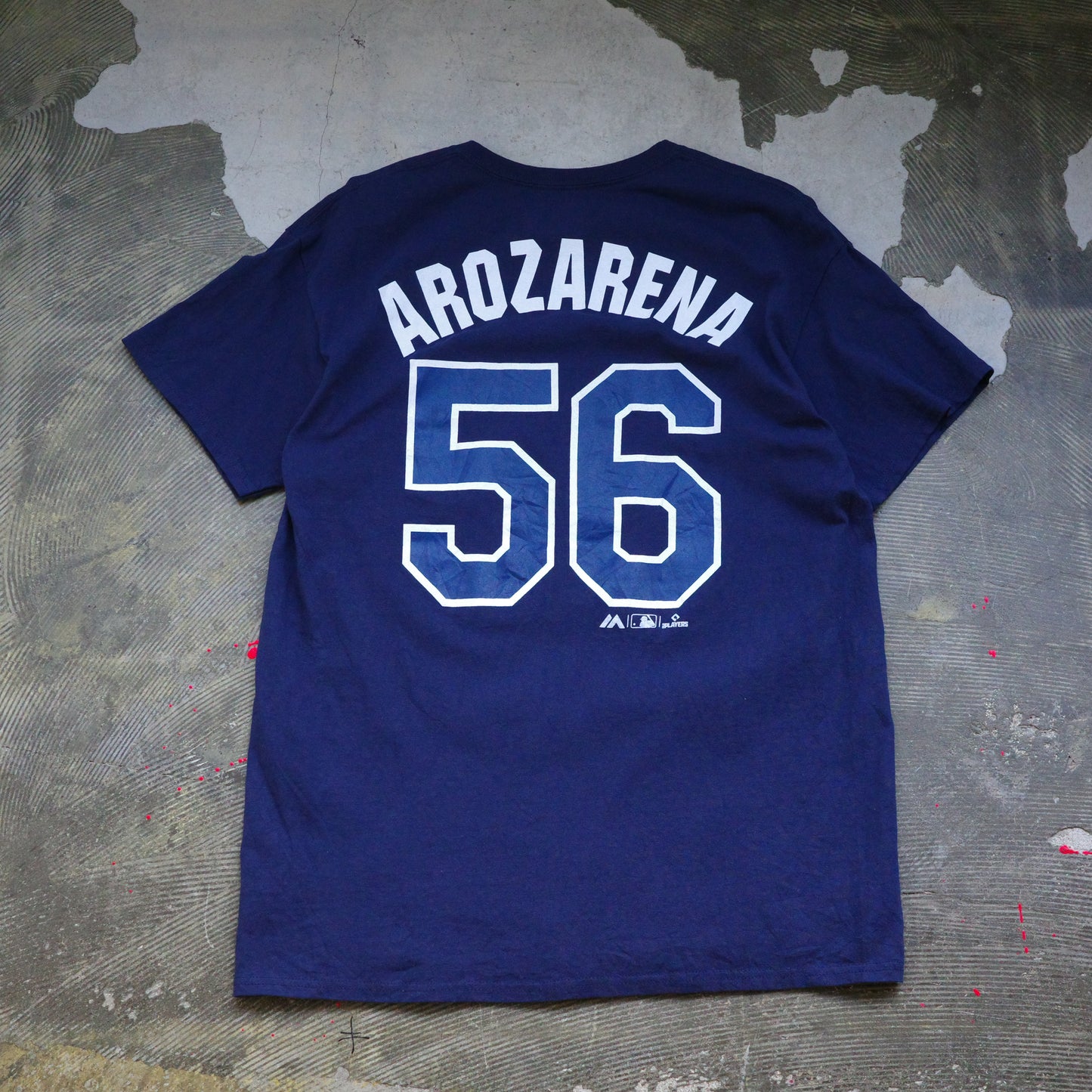 【used】Majestic マジェスティック AROZARENA "56" tee 野球 baseball
