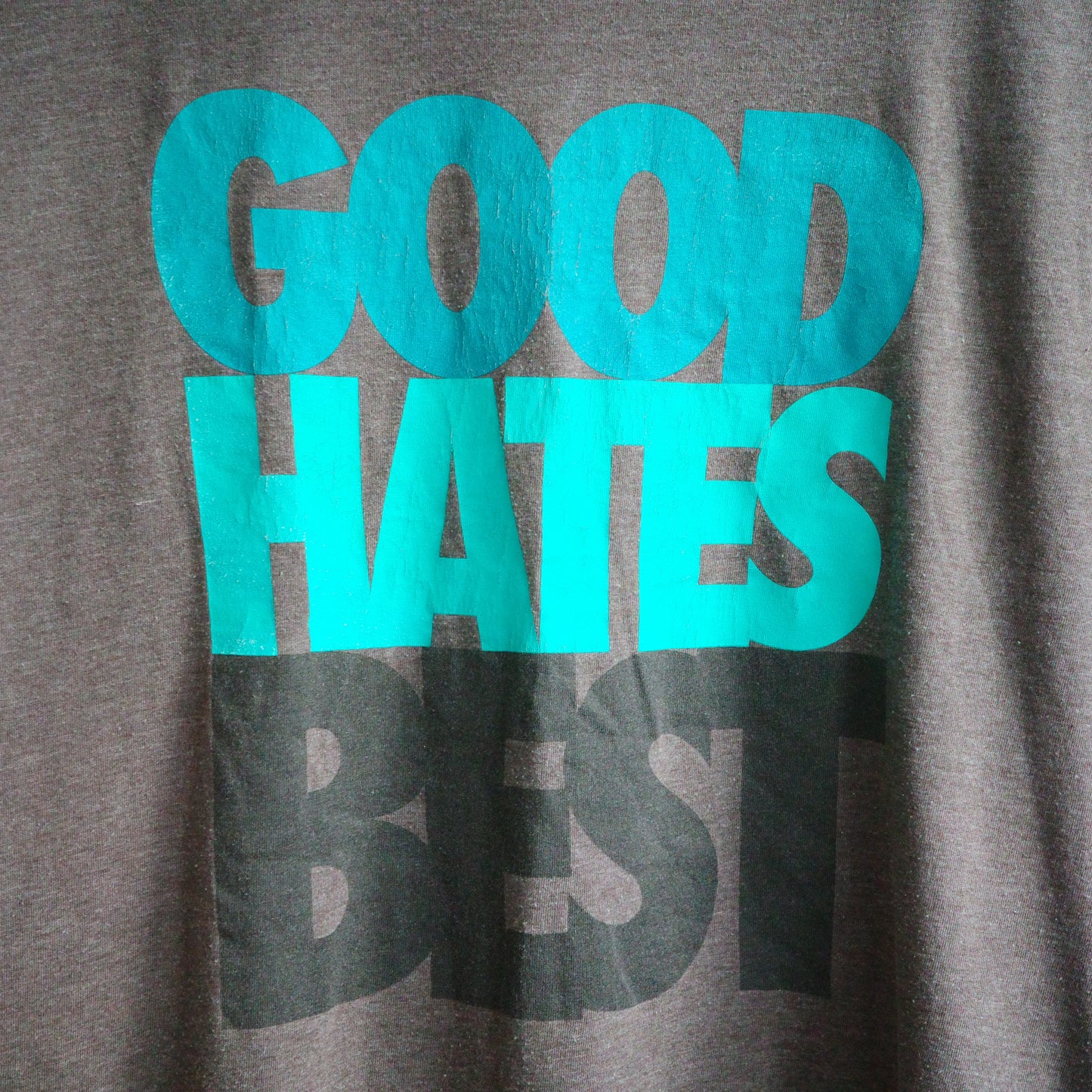 【used】NIKE ナイキ "GOOD HATES BEST" tee