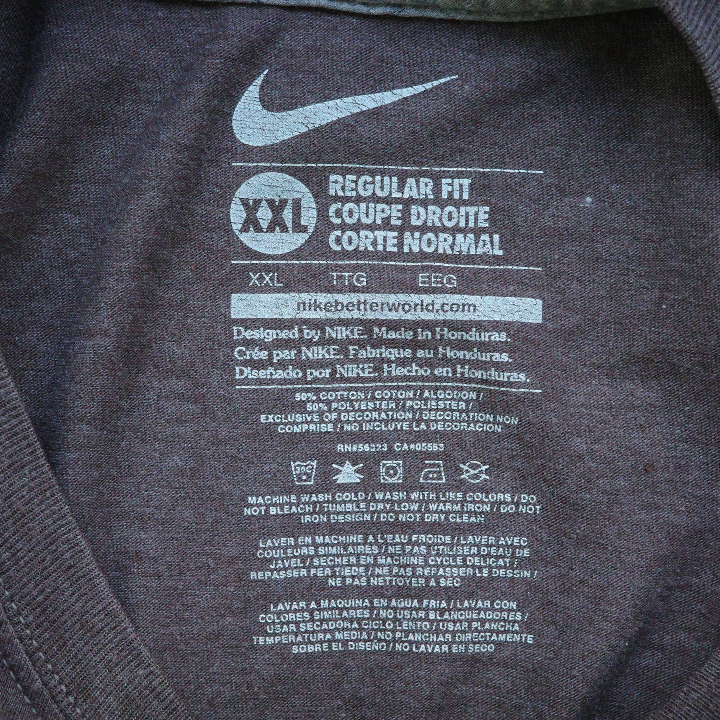 【used】NIKE ナイキ "GOOD HATES BEST" tee