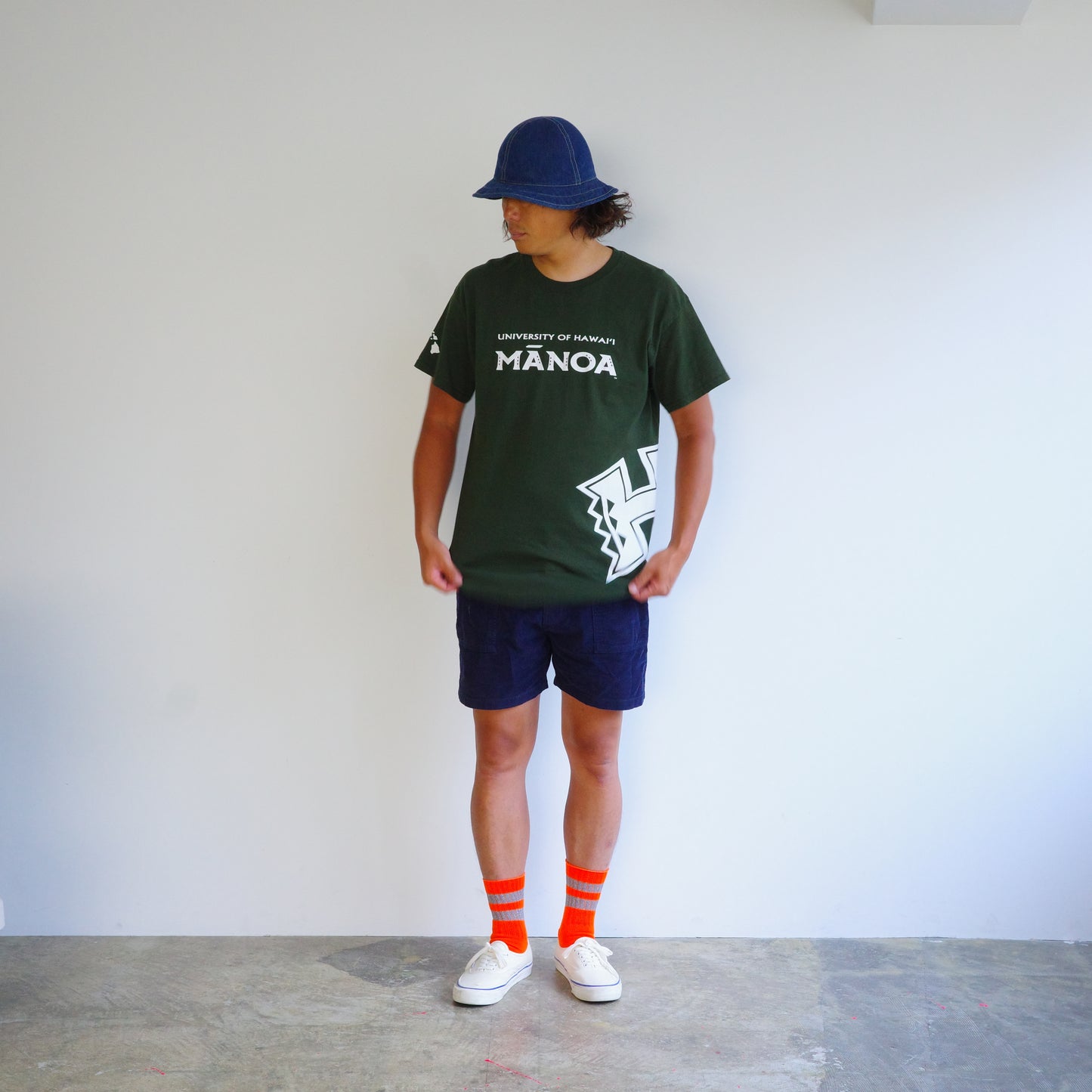 【used】UNIVERSITY OF HAWAII "MANOA" tee GILDAN ギルダン 野球 baseball