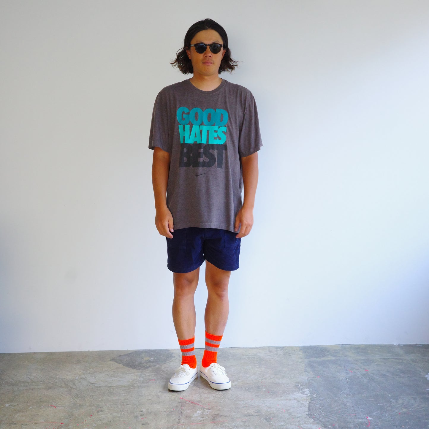 【used】NIKE ナイキ "GOOD HATES BEST" tee