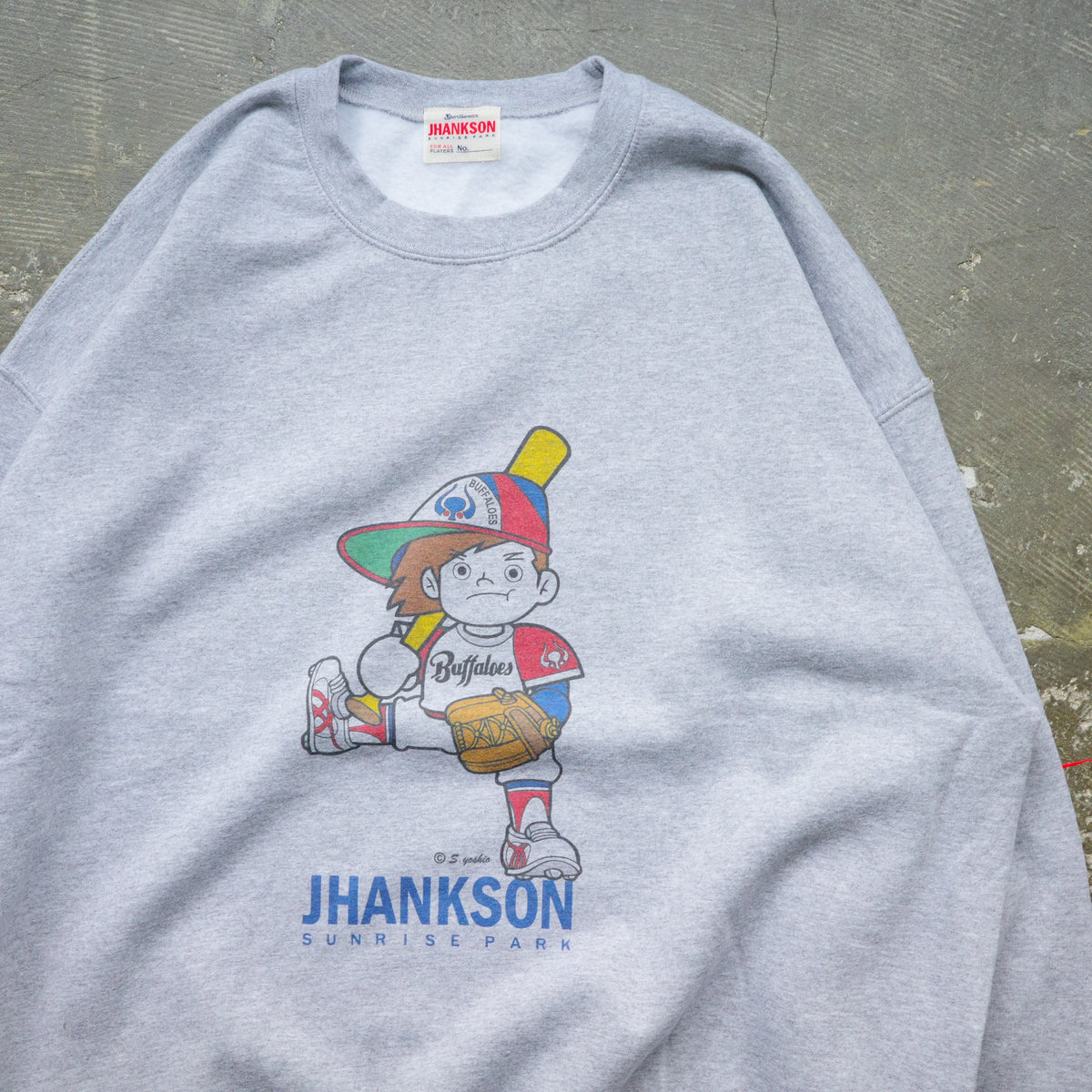 "バファくん" sweat  裏起毛 スウェット JHANKSON ジャンクソン 近鉄 バファローズ オリックス