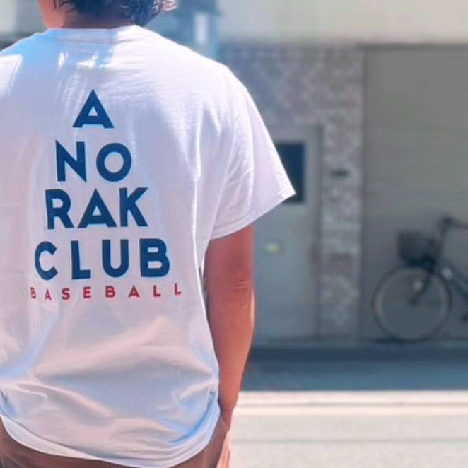 ANORAK  "BASEBALL" CLUB  tee ANORAK CLUB アノラック  ベースボール クラブ 野球