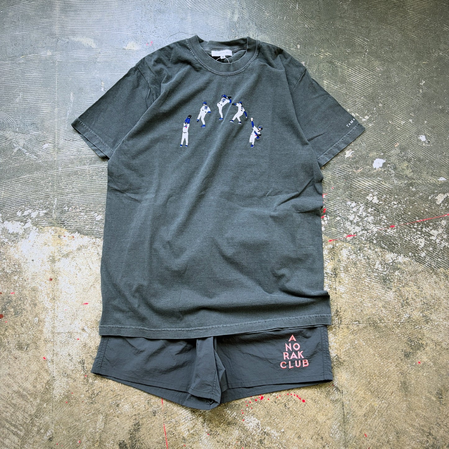 TAMANIWA "USA BASEBALL" NYLON SHORTS Shorts