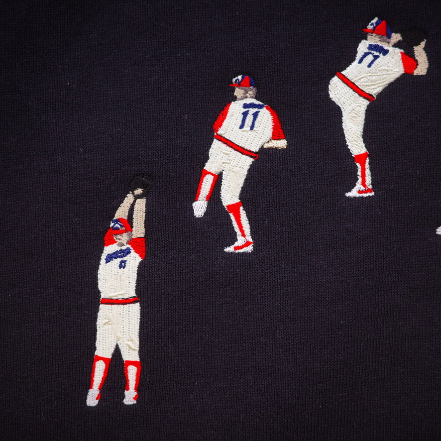 TAMANIWA "USA BASEBALL" sweatshirt with brushed lining