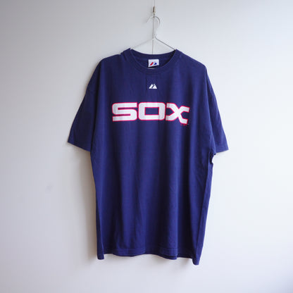【used】Majestic WHITE SOX tee baseball MLB ホワイトソックス