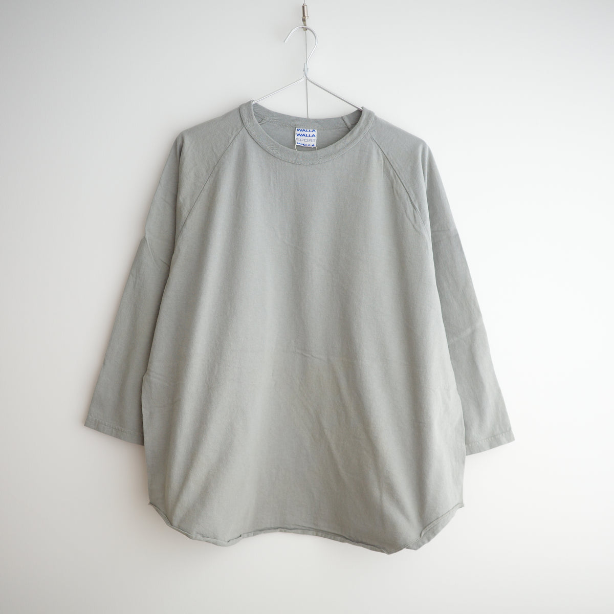 【4カラー再入荷】WALLA WALLA SPORTS 3/4 sleeve baseball tee ワラワラスポーツ